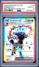 2025 POKEMON SVP EN EMBREON ex GEM MT 10 PRE PREMIUM FIGURE COLL